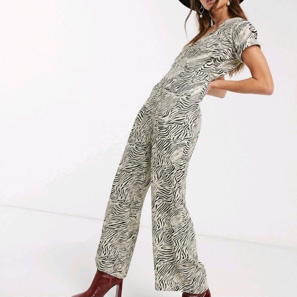 NWT CAPULET | $180 Riley Zebra Jumpsuit